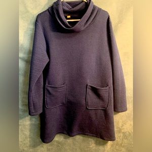 Navy Vintage Asian Dress